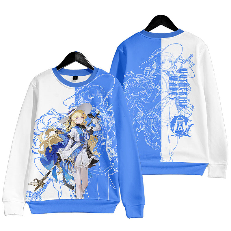 Unisex Game Digital Print Crew Neck Sweatshirt