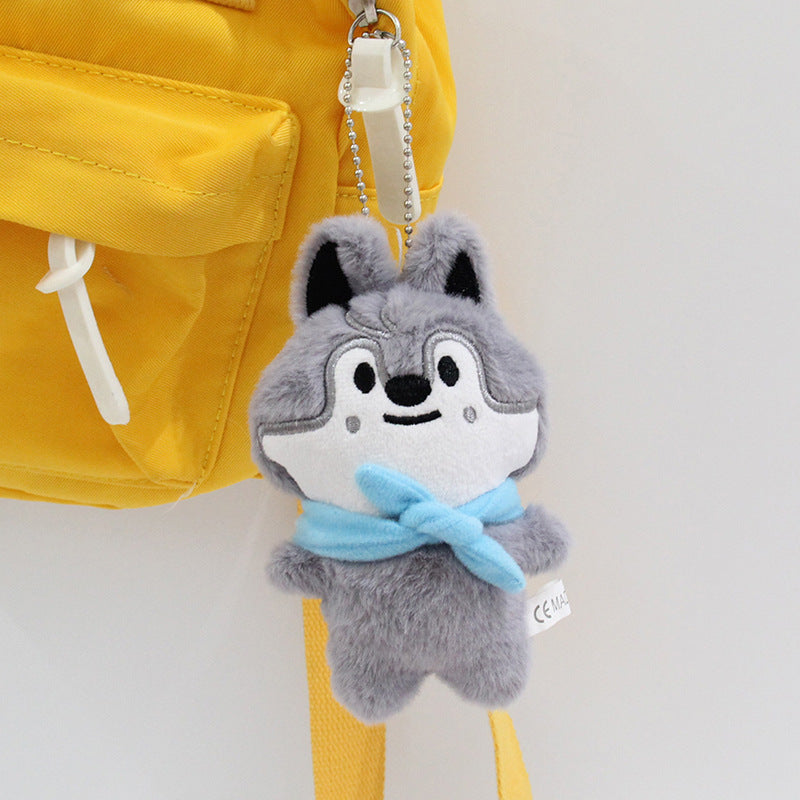 KPOP Cartoon Scarf Doll Plush Pendant