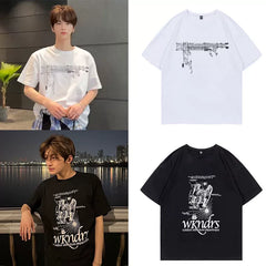 JIHOON SHINYU Same Style Short-sleeved T-shirt