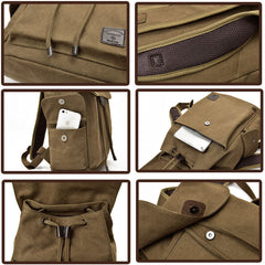 Vintage Anime Canvas Backpack