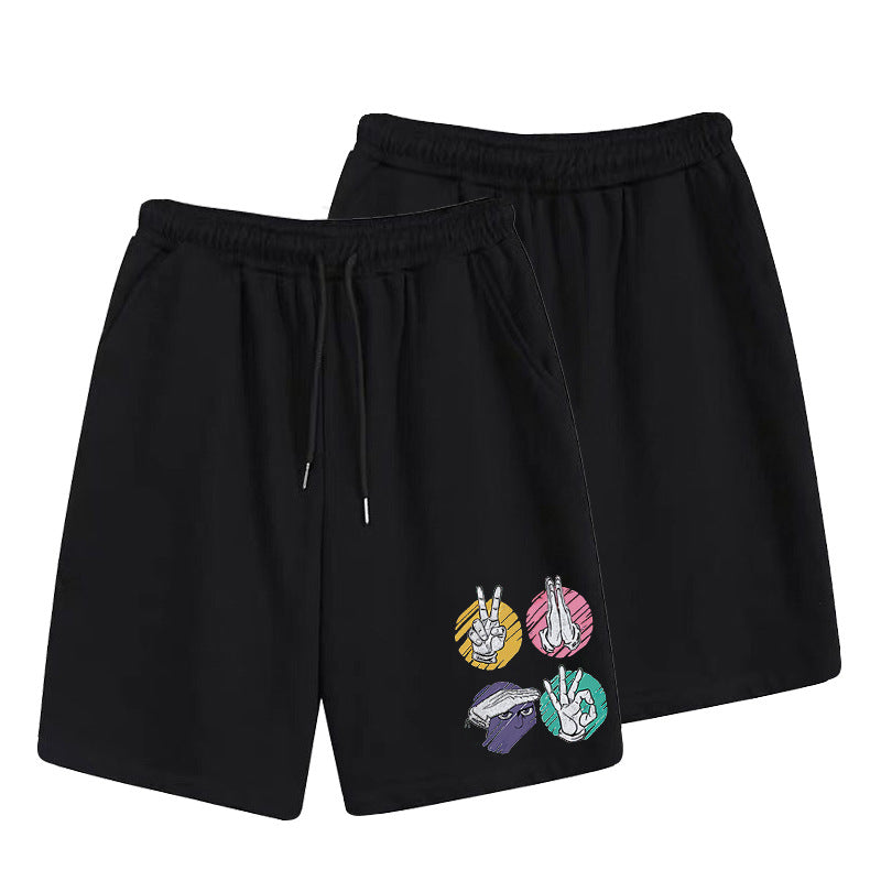 Casual JOJO Anime Men's Summer Sports Shorts