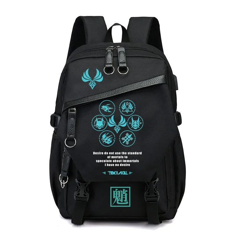 Trendy Game Print Large-capacity Backpack