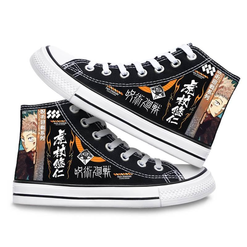 Unisex Anime High-top Canvas Shoes