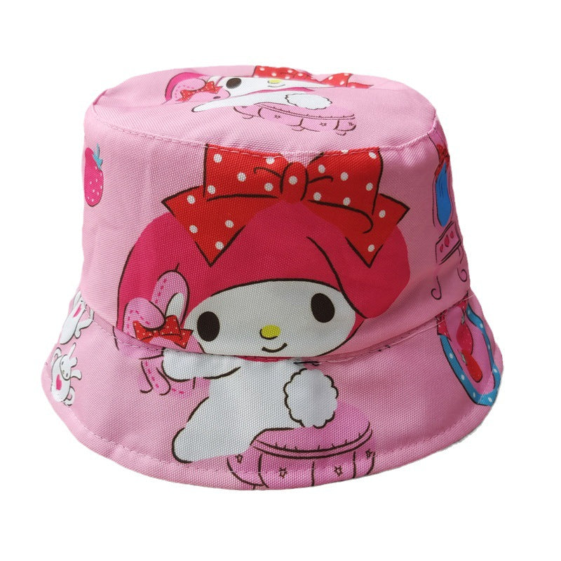 Casual Anime Printed Bucket Hat