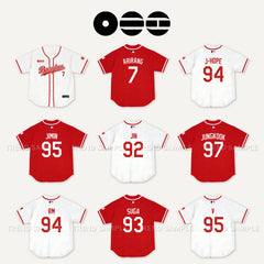 JUNGKOOK SUGA V ARIRANG Baseball Jersey