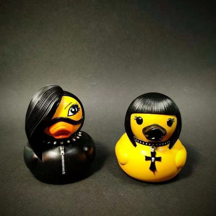 Gothic Death Rock Satan Duck Ornament