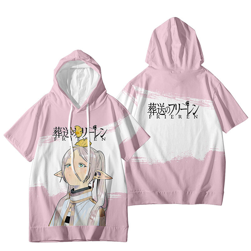 Lovely Anime 3d Print Short Sleeve T-Shirt