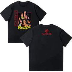 Unisex Kpop Beautiful Chaos Logo Print T-shirt