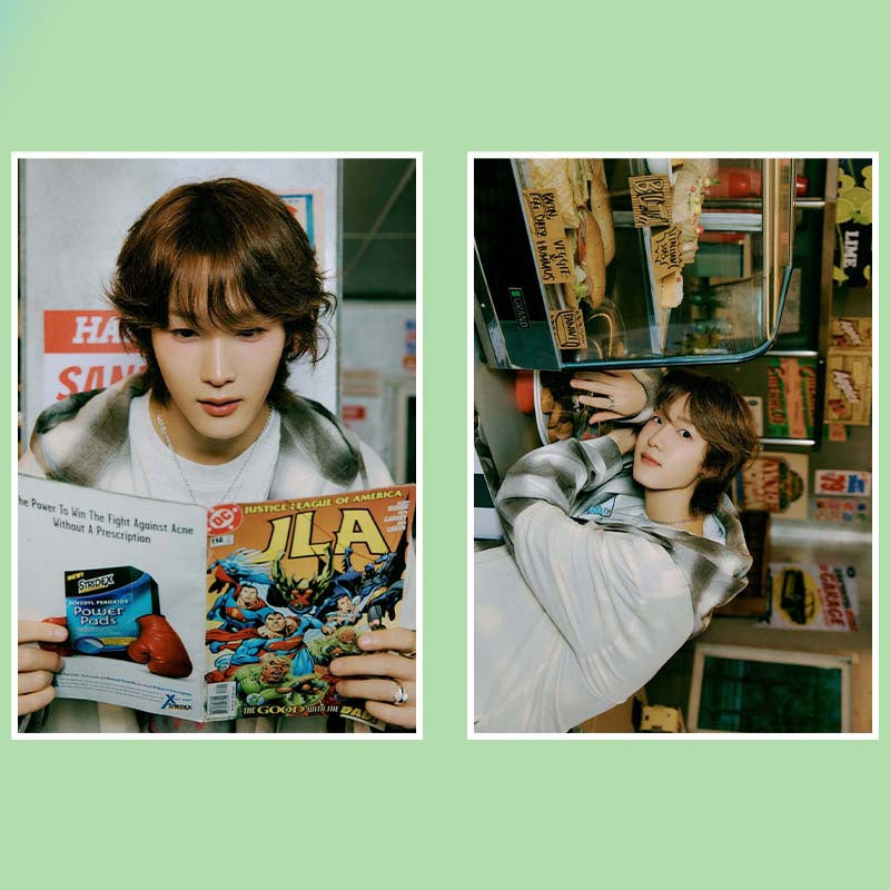 KPOP Self-adhesive Poster Sticker 2PCS