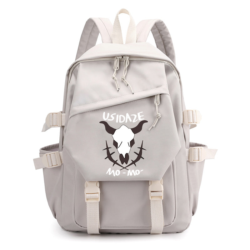 Japanese Style Graphic Print Large Capacity Backpack