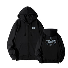SuperRealMe Tour Zipper Hoodie Top