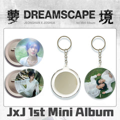 SVT JxJ "DREAMSCAPE" Badge Keyring Set