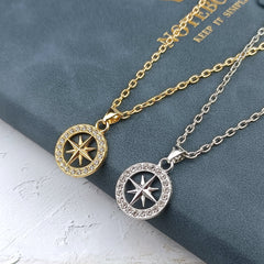 SKZ Compass Pendant Necklace