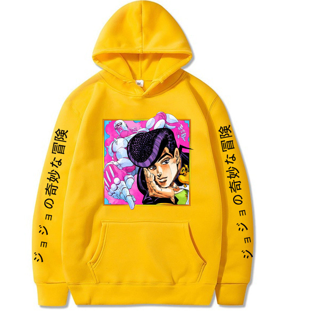 Unisex Josuke Higashikata Print Cosplay Hoodie