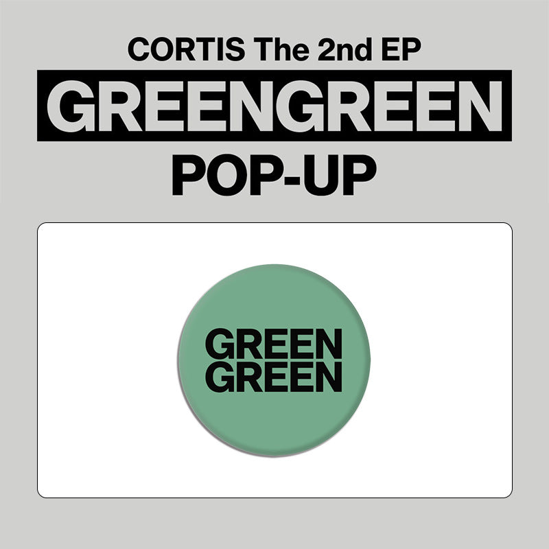 CORTIS "GREENGREEN" Badge Mirror Keychain
