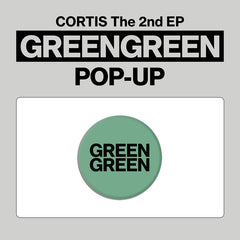 CORTIS "GREENGREEN" Badge Mirror Keychain