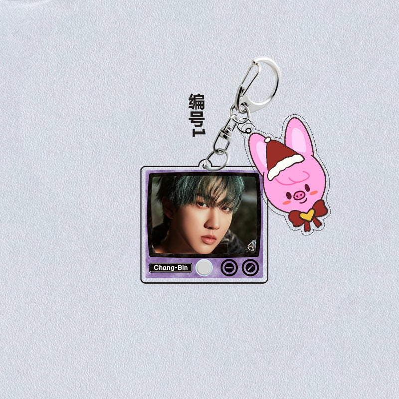 Lovely Kpop Pendant Keychain