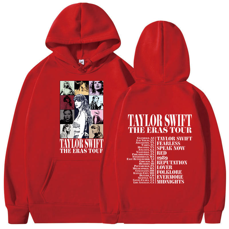 Casual Unisex Taylor Letter Loose Hoodie