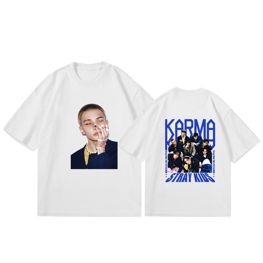 Unisex Kpop Album Cotton T-Shirt Top
