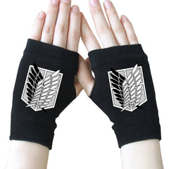 Trendy Anime Half Finger Gloves