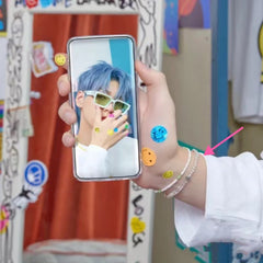 Soobin Same Smiley Face Beads Bracelet
