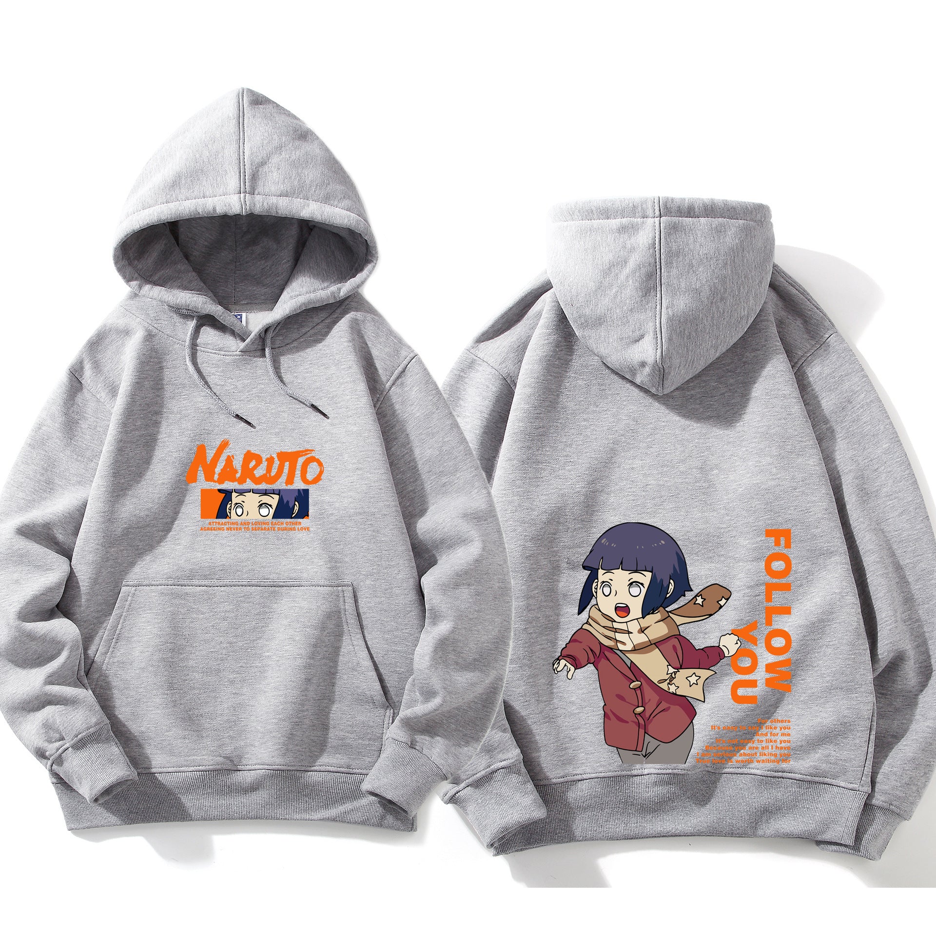 Unisex Anime Graphic Printed Casual Hoodie