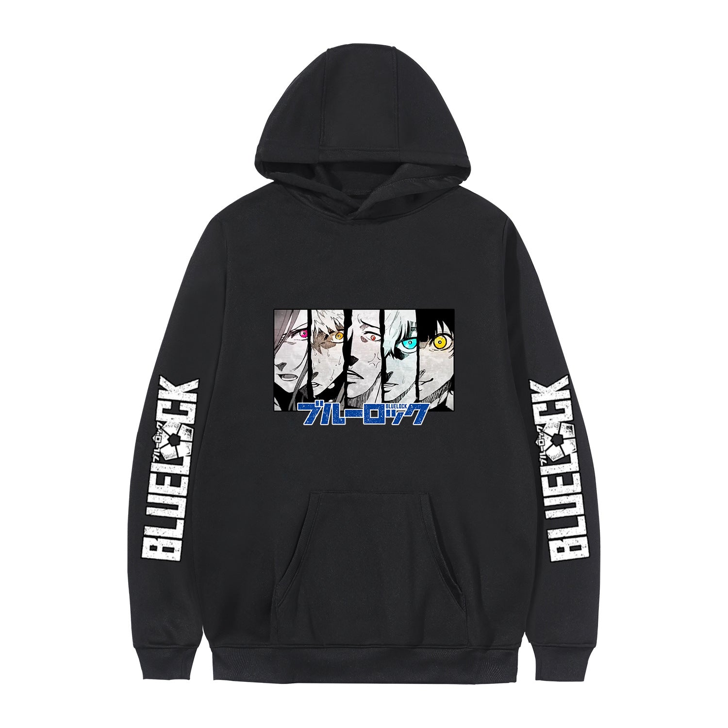 Casual Anime Pattern Print Pullover Hoodie