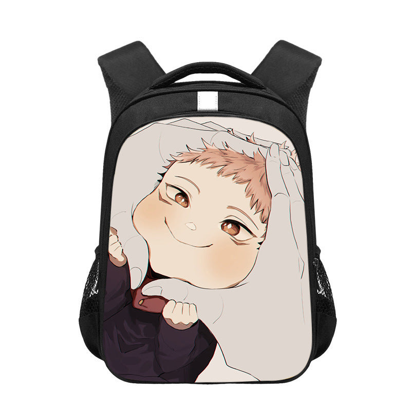 Cute Children's Anime Printed School Backpack