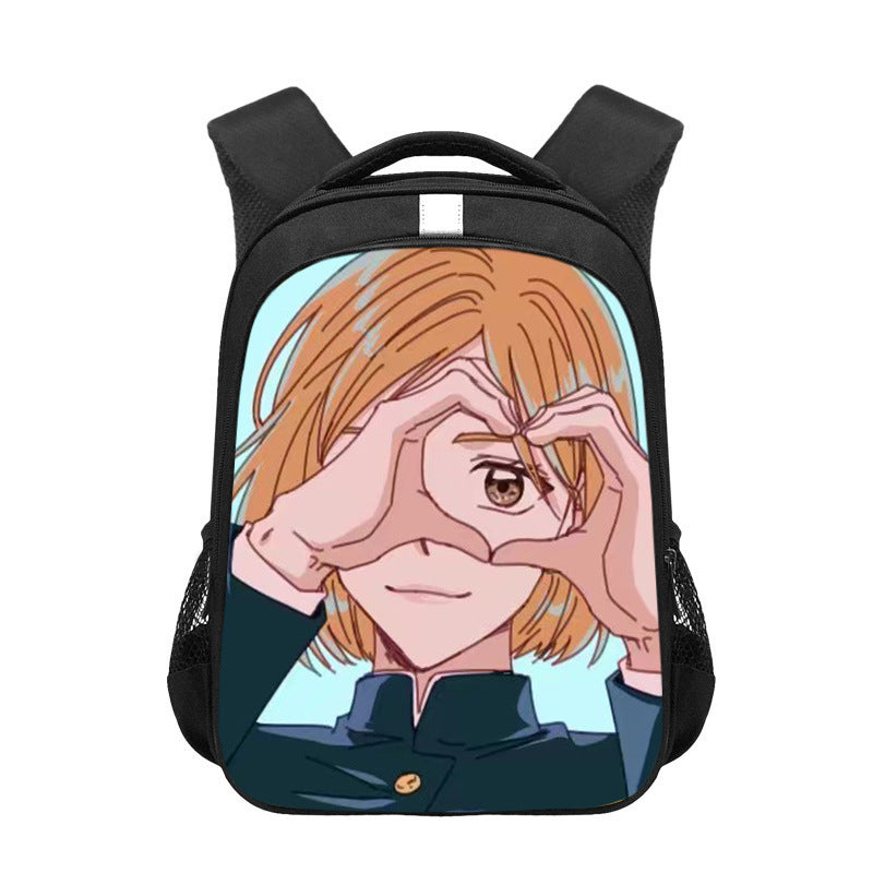 Cute Children's Anime Printed School Backpack