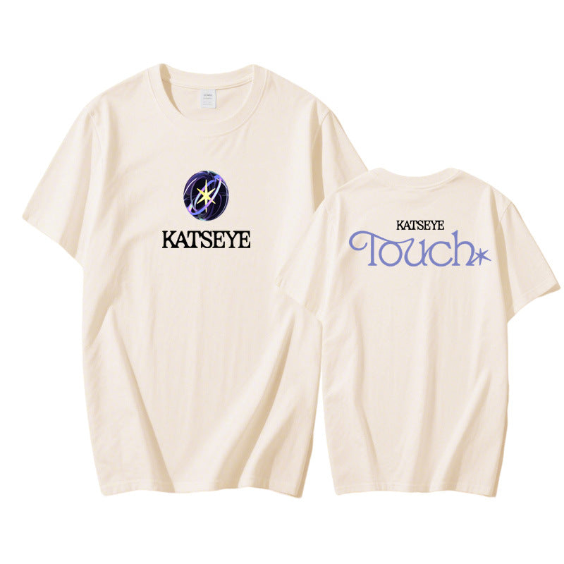 Korean Style Graphic Print Short-sleeved T-shirt