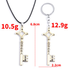 Trendy Anime Keychain Necklace