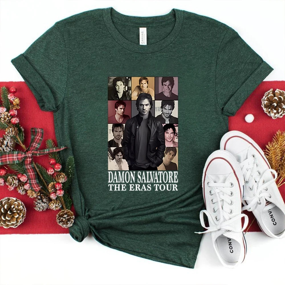 Damon Salvatore The Eras Tour T-shirt