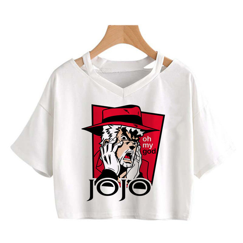 Chic Girls Jojo Printed Crop Top T-shirt