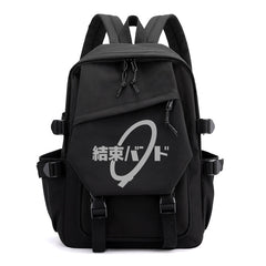 Japanese Style Graphic Print Large Capacity Backpack