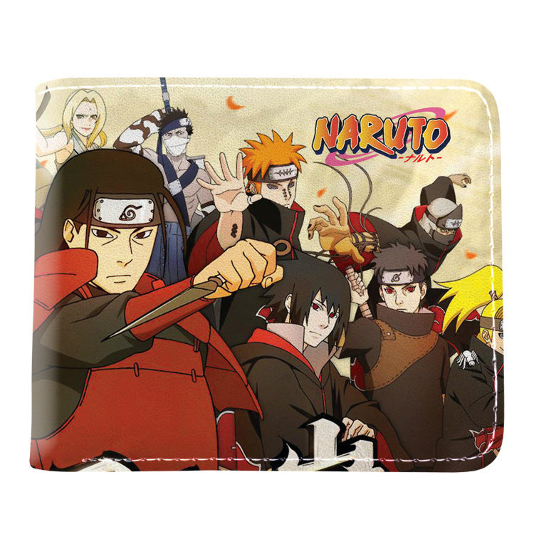 Trendy Anime Sasuke Folding Wallet