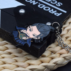 Cute Anime Figure Keychain Necklace