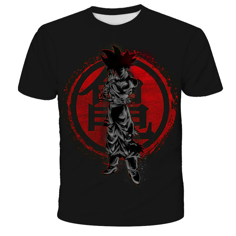 Men's Anime Digital Print Cosplay T-shirt