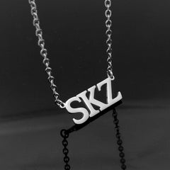 SKZ LOGO Stainless Steel Necklace Bracelet