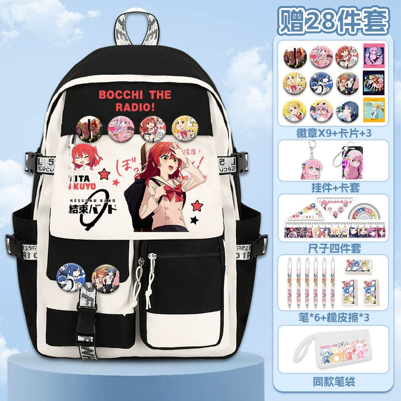 Large-capacity Anime Backpack Schoolbag