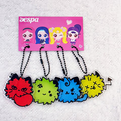 AE Acrylic Pendant Keyring Set