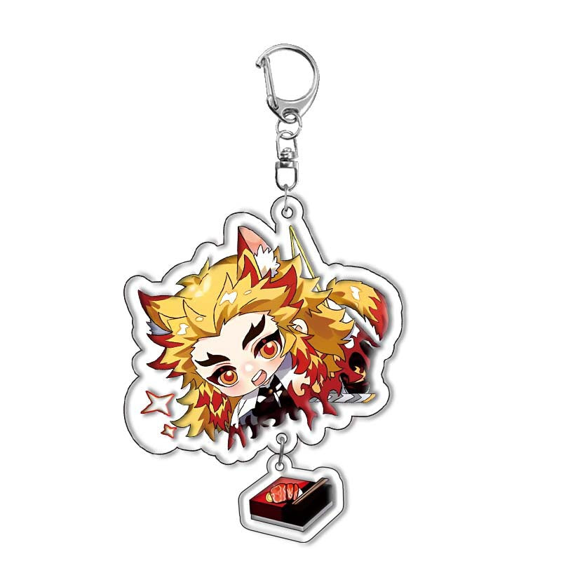 Tanjiro Acrylic Double-sided Keychain