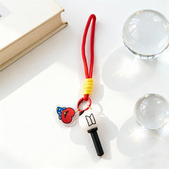 BANGTAN Lightstick Soft Rubber Pendant