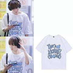 RYO Same Graphic Cotton Printed Crew Neck Top