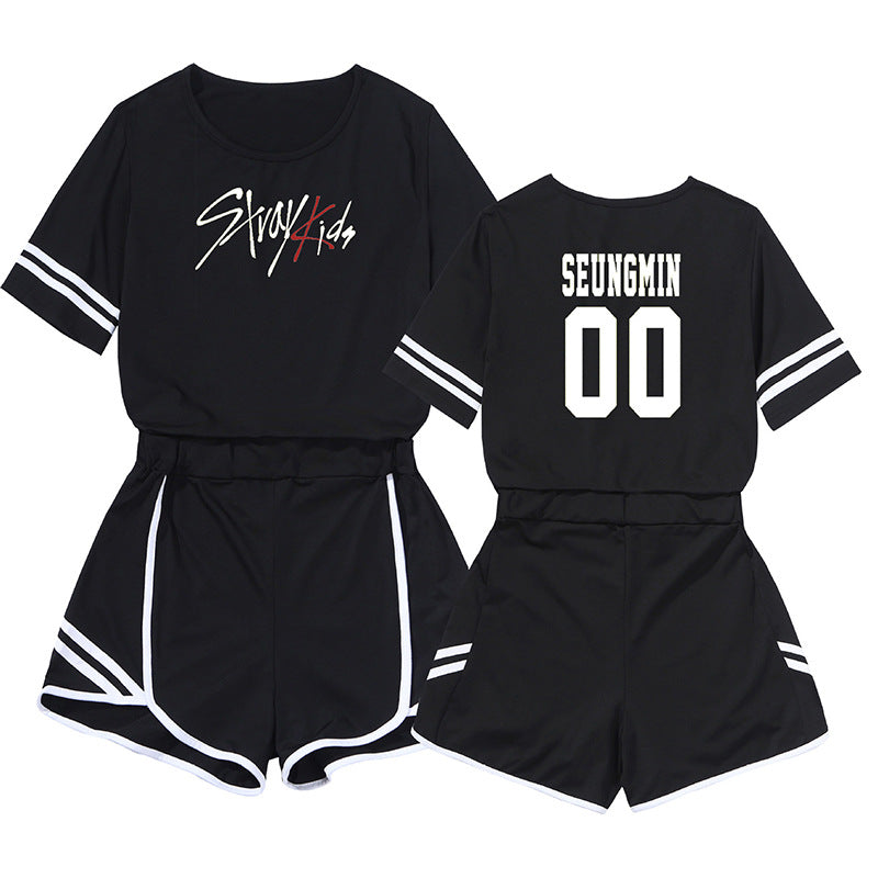 KPOP Group Women's T-shirt Shorts Set