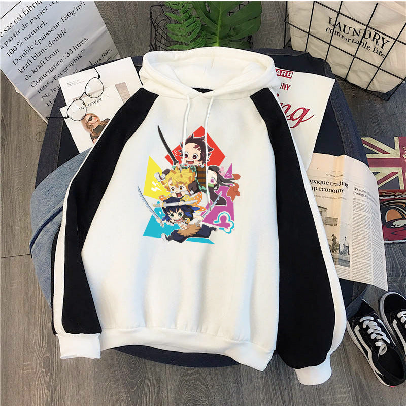 Lovely Women's Trendy Anime Graphic Loose Hoodie