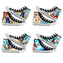 Casual Anime Printed High-top Canvas Shoes