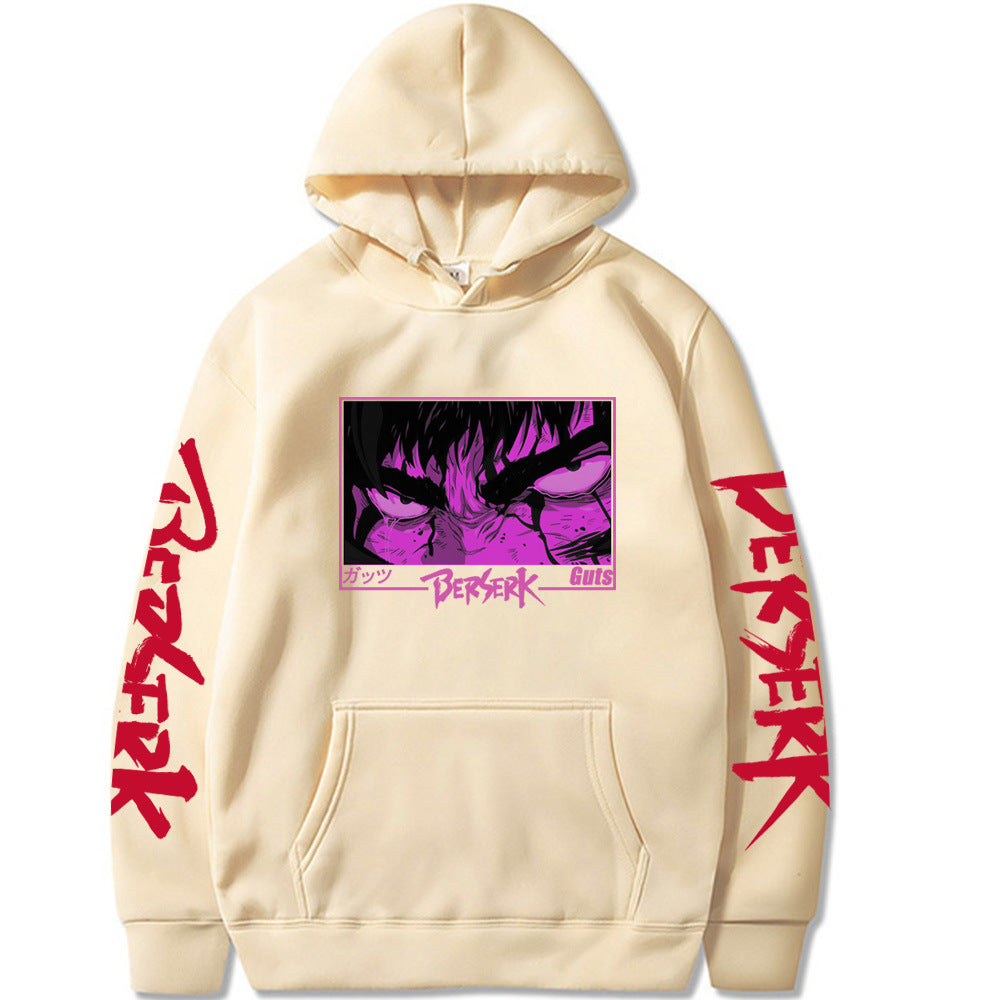 Casual Anime Guts Printed Loose Hoodie