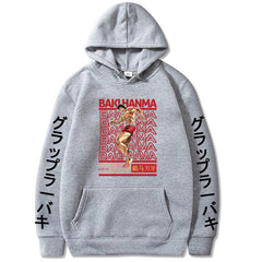 Unisex Baki Hanma Graphic Loose Hoodie