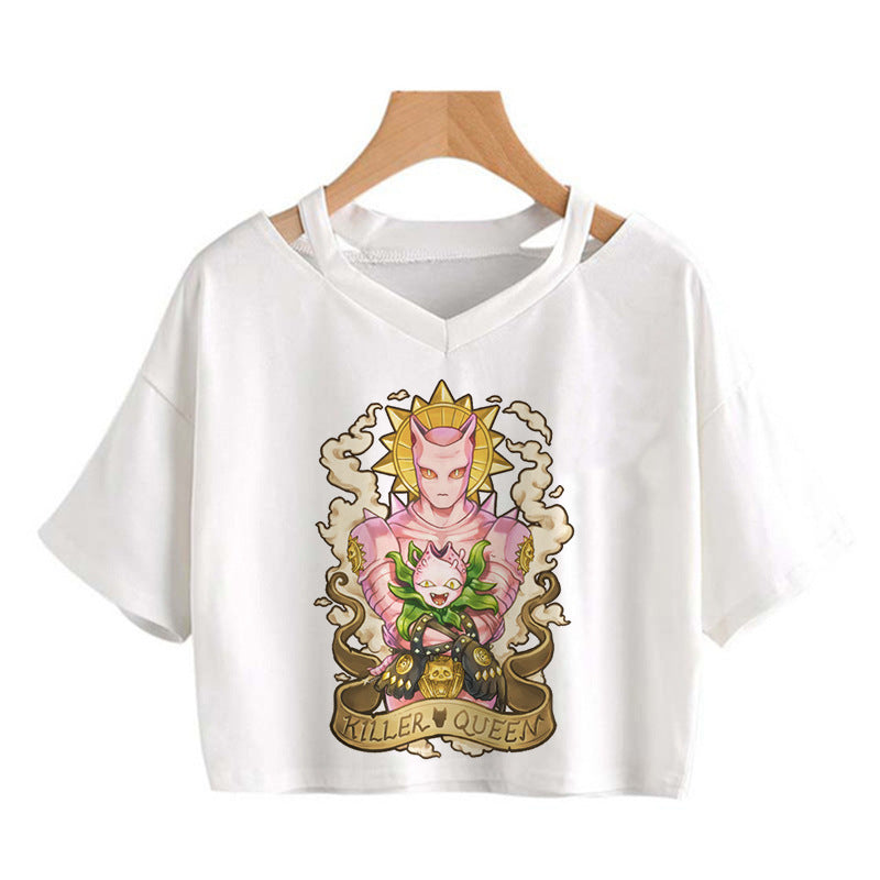 Chic Girls Jojo Printed Crop Top T-shirt