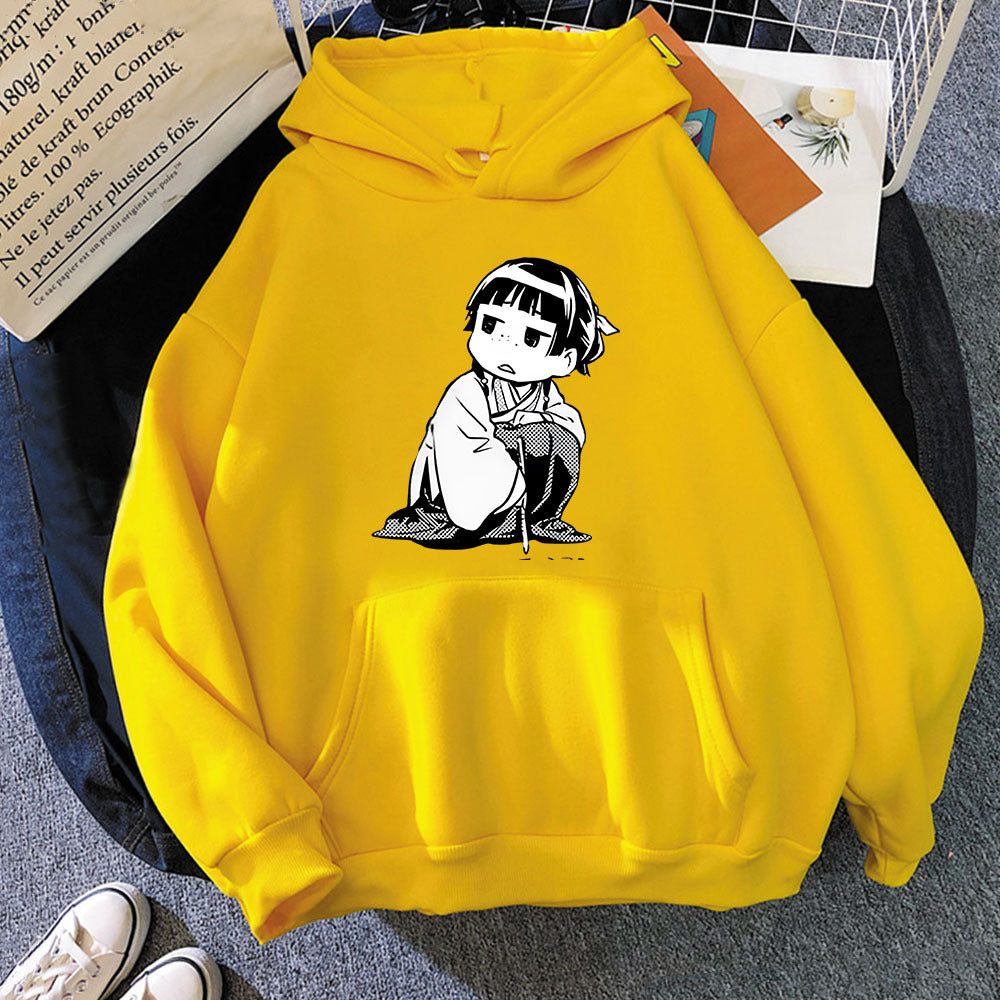 Cute Anime Graphic Pullover Hoodie